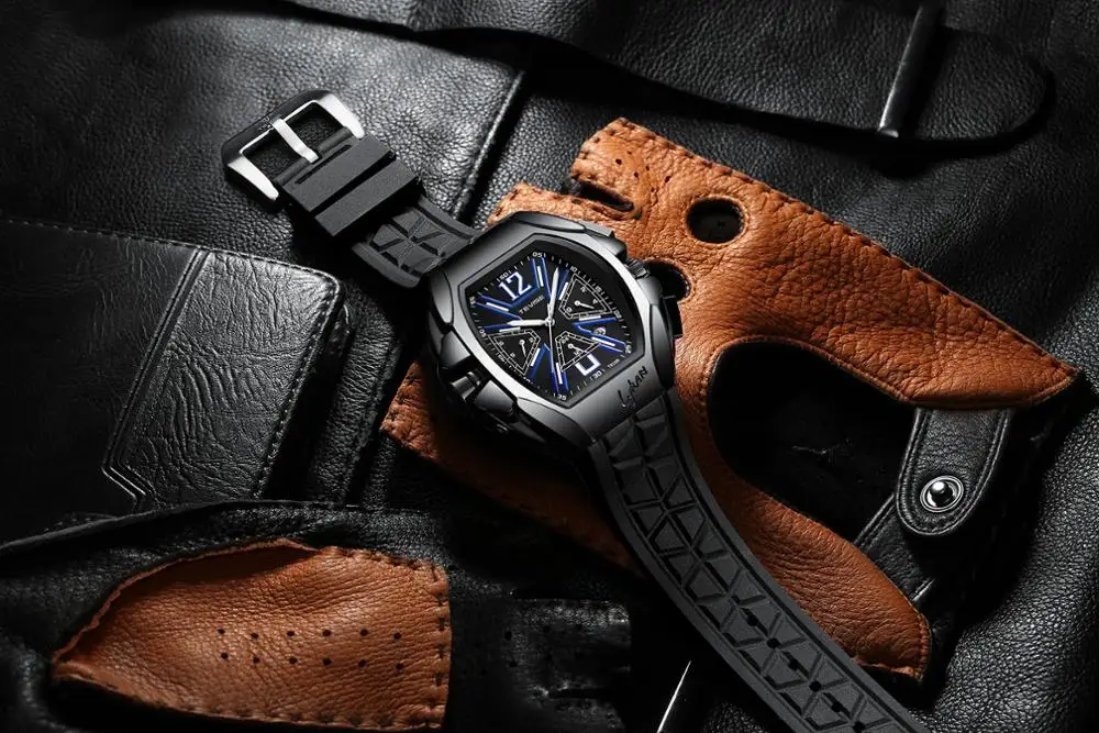 Часы TEVISE T829 модные повседневные силиконовые водонепроницаемые автоматические