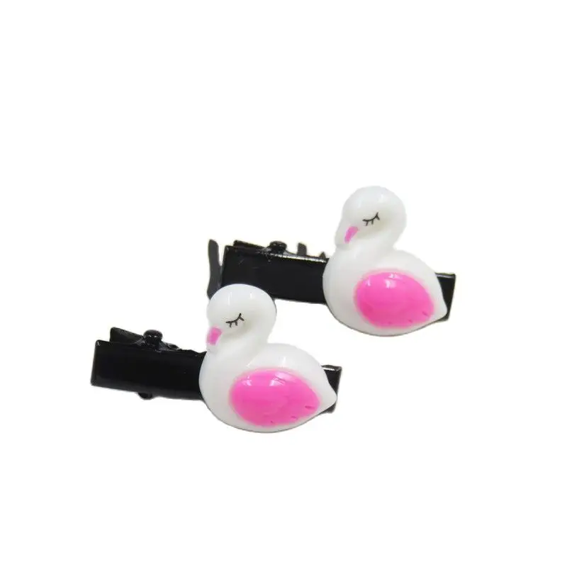 1PCS Lovely Swan Elastic Hair Bands For Girls Chinese Style Clip Headband Scrunchy Hairpin Kids Accessories Women |