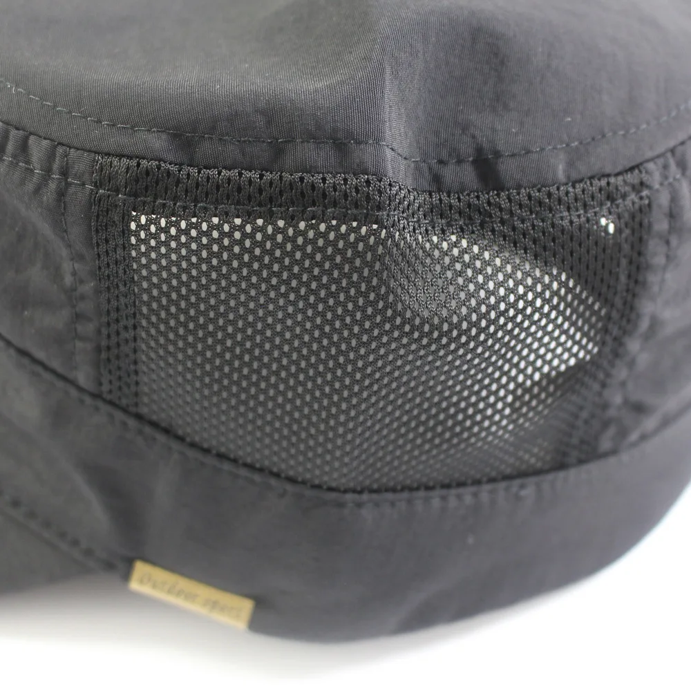 

Drop Ship Large Flat Top Cap Oversize Military Hat Men Summer Polyester Quick Dry Navy Plus Size Mesh Sun 56-60cm 61-68cm