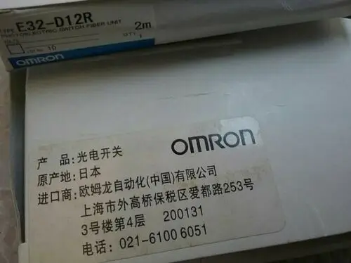 E32-D12R E32 D12R новые в коробке OMRON волоконно-оптические датчики Бесплатная доставка #