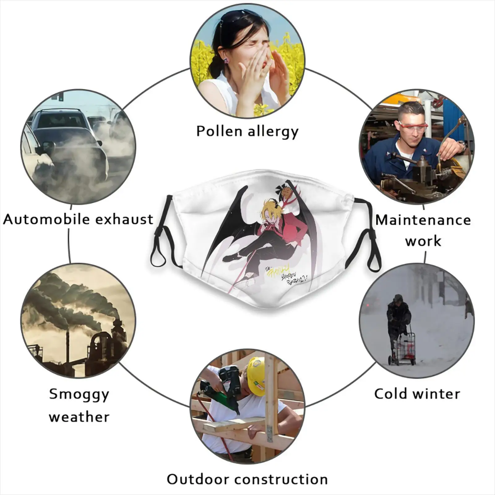 

2020 new sword art online Breathable mask tattoo women/men Filter dust mask sword poster Washable Reusable Masks kid mask