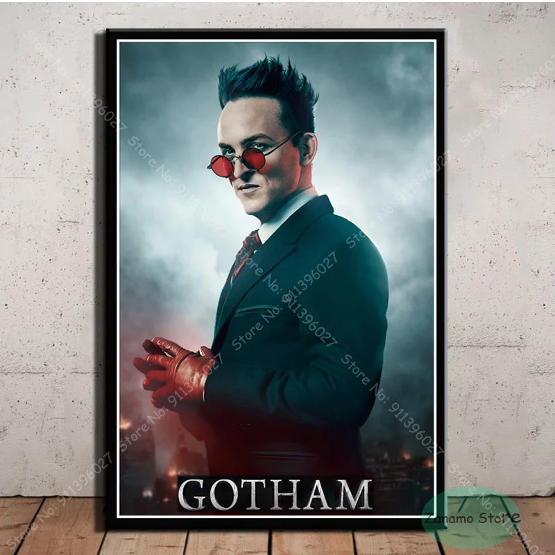 ZT009 плакаты принты Готэм ТВ сериал Иеремия Валеска картина маслом искусство