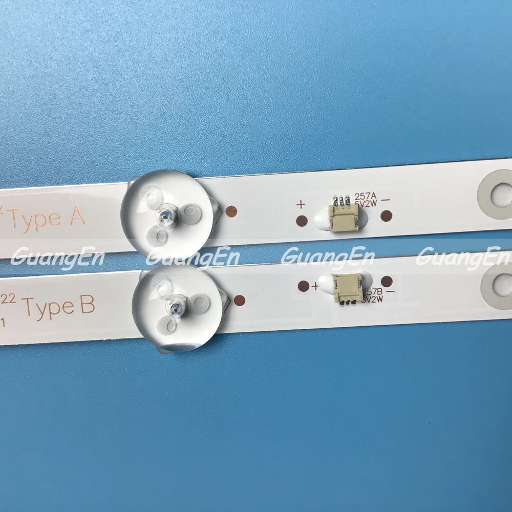 2pcs LED backlight strip for For PANASONIC TX-32FR250K 2T-C32ACSA K320WDX A1 A2 4708-K320WD-A2113N01 A1113N11 A B type 32PHS4062 | Освещение