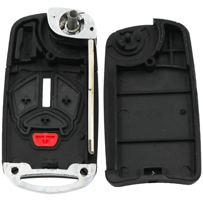 Модифицированный откидной Чехол для ключа с 3 кнопками чехол Mitsubishi Outlander Lancer Galant