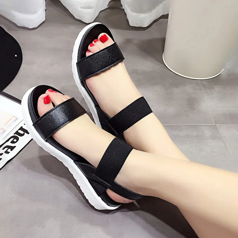 Женские сандалии Женская обувь 2021 новые из натуральной кожи с открытым носком