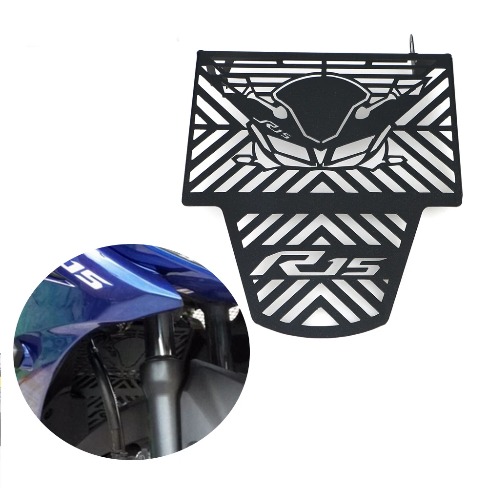 Radiator Grille Guard Cover For YAMAHA YZF-R15 YZFR15 YZF R15 V3 V3.0 VVA 2017 2018 2019 Protector Motorcycle Accessories | Автомобили и