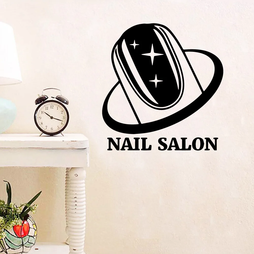 Изысканные пикантные Красота салон виниловые наклейки на стены для девочек