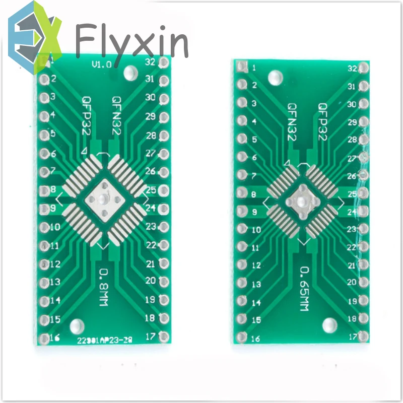 Адаптер-преобразователь QFN32 QFP32 для DIP DIP32 разъем PCB SMD 0 8 мм 65 штырьковый шаг