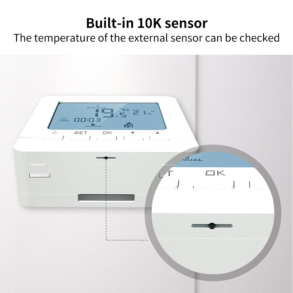 Настенный термостат для газового котла контроллер температуры воды