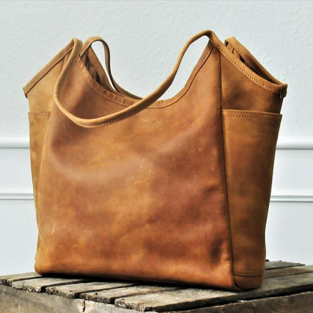 Женская сумка-мессенджер из ПУ кожи винтажная вместительная сумка через плечо