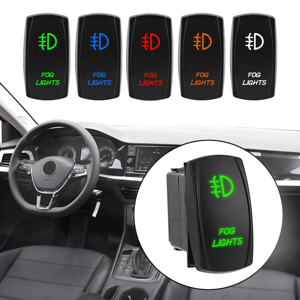 LEEPEE 5 Pin противотуманный светильник Переключатель приборной панели автомобиля