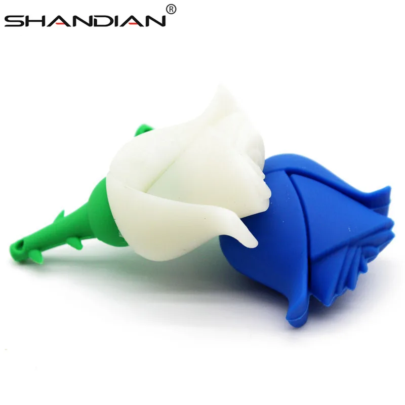 Usb флеш накопитель SHANDIAN в виде Розы 4 ГБ/16 ГБ/32 ГБ/64 ГБ| |