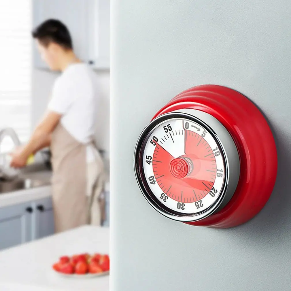 Kitchen Timer Multifunctional Small Rotating Mechanical Portable Baking Countdown Reminder | Дом и сад