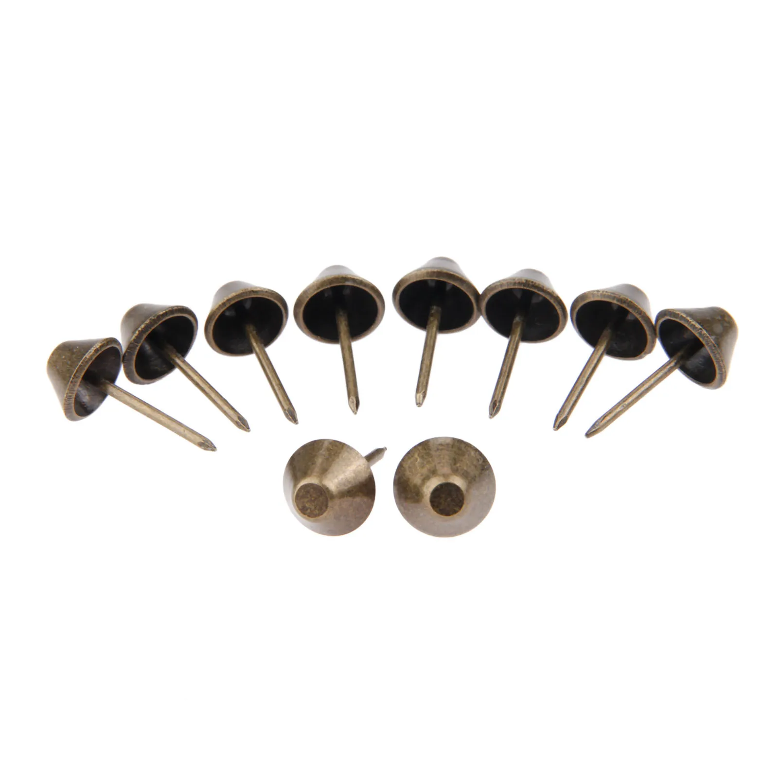 Плоские Шпильки для дивана 50 шт. шпильки античная бронза железная винтажная