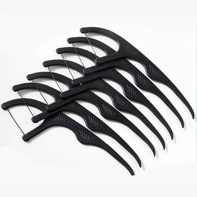 50 шт. зубная нить из бамбукового угля