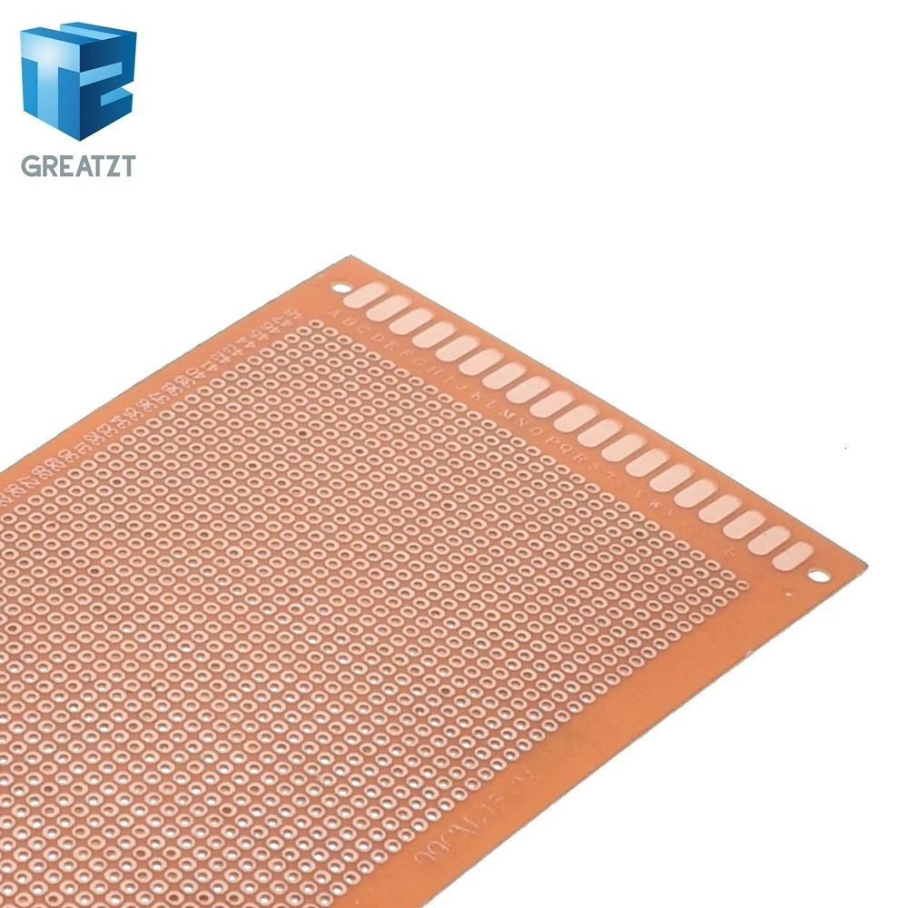 5 шт. 9x15 9*15 см Односторонний Прототип PCB универсальная плата экспериментальная бакелитовая медная пластина схема плата желтый