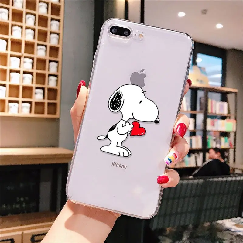 Yinuoda мультфильм Чарли Браун и собака Новинка чехол для телефона Fundas iPhone 8 7 6 6S Plus X XS