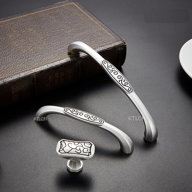 Шкафчик кухонная фурнитура ручка для шкафа мебель из цинкового сплава в