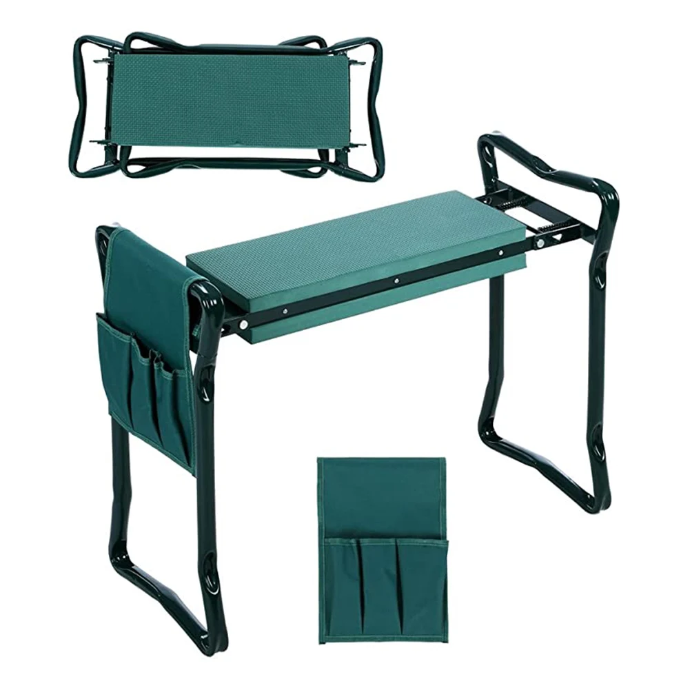 

2 Pcs Tool Side Bag Pockets Pouch for Garden Bench Garden Kneeler Stools Gardening New HVR88