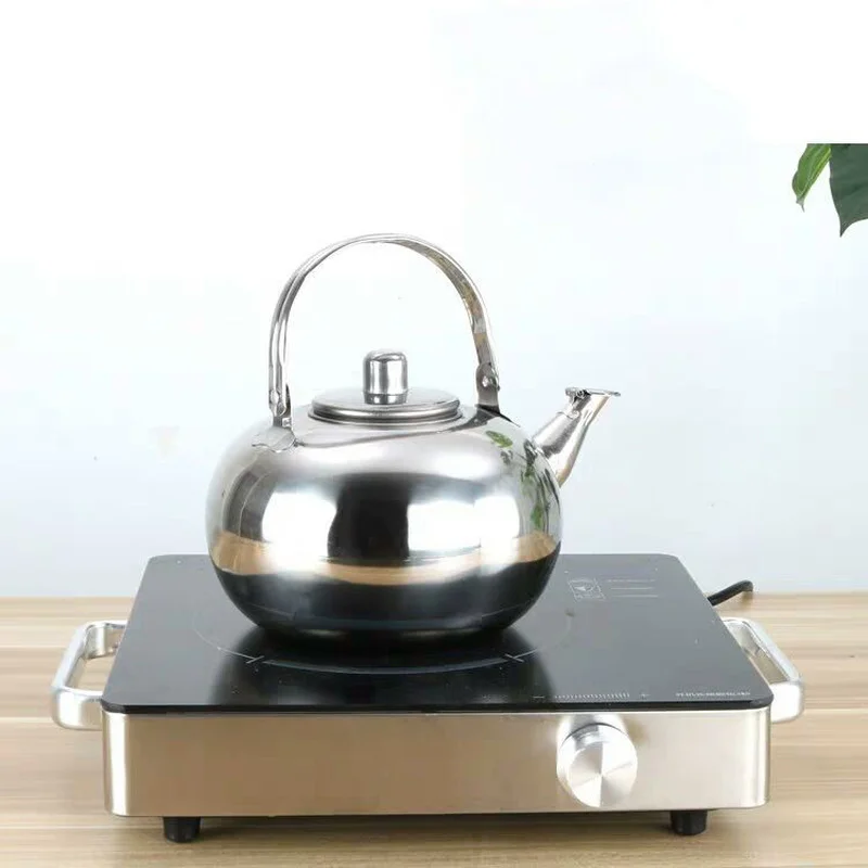Stainless Steel Thick Teapot Handle Pot Wine with Filter Linglong Hotel Home Kettle | Дом и сад