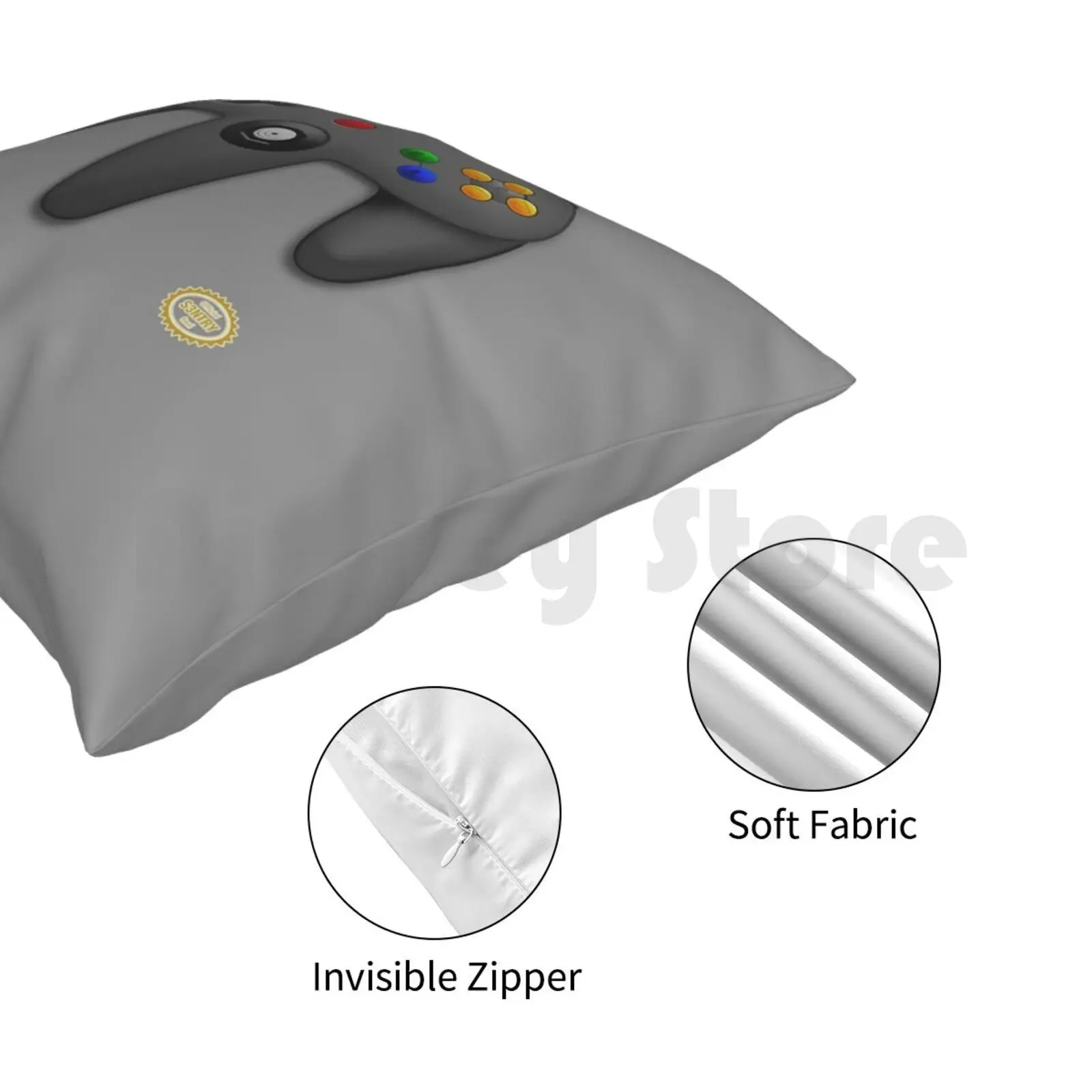 Подушка Nintendo 64 домашняя мягкая декоративная подушка с принтом игровой