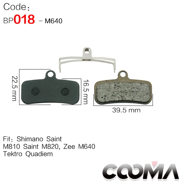 018-M640 4 пары 8 шт. велосипедные дисковые Тормозные колодки для SHIMANO SRAM AVID HAYES TEKTRO Magura формула и скутер, link-2 - Цвет: 018-M640