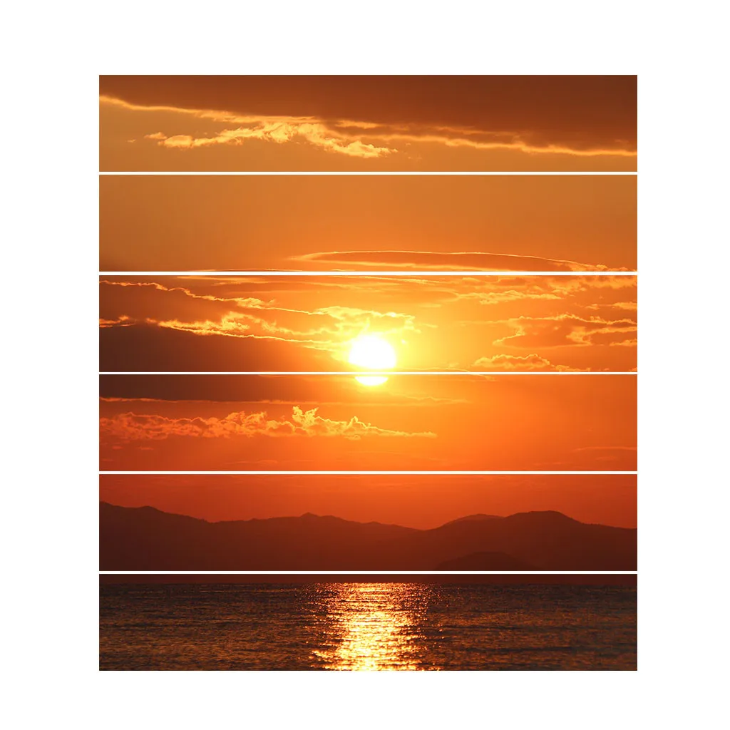 Лучшие продажи 2020 продуктов 3D лестницы Наклейки Изысканный модный пейзаж узор 6