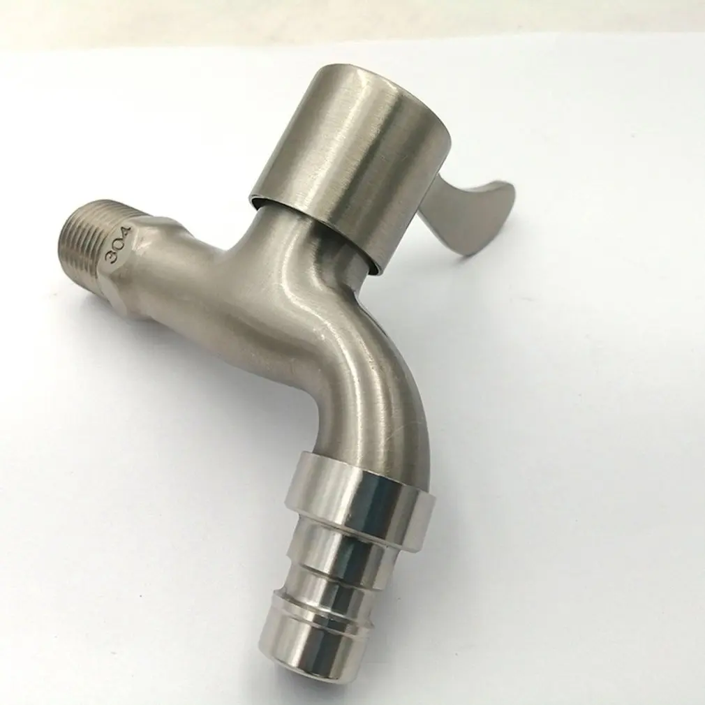 Кран для стиральной машины настенный из нержавеющей стали кран с загнутым