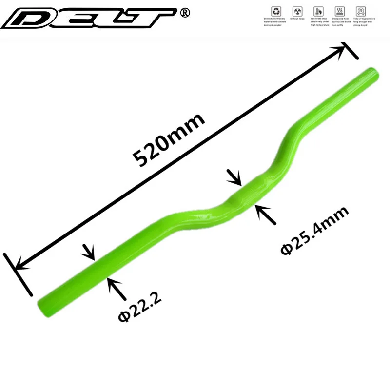 Фиксированная Шестерня велосипеда шоссейный руль BMX 25.4X22.2X520 мм Бар алюминиевый