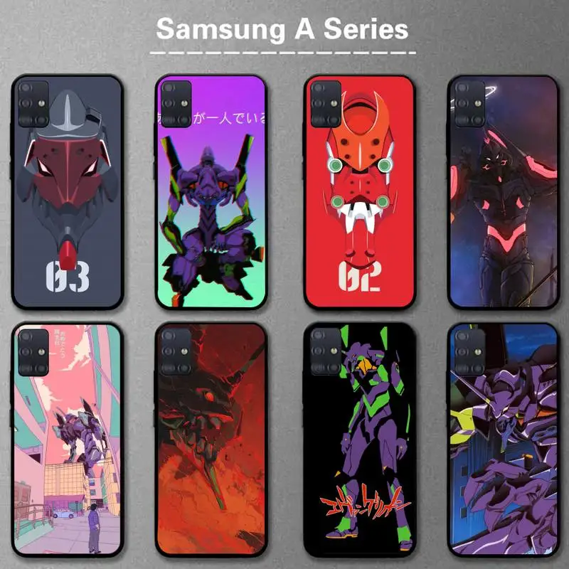 

EVA evangelion Phone Case For Samsung A6 A7 A8 A10 A11 A20 A21 A30 A31 A40 A50 A70 A80 A91 Plus S E Cover