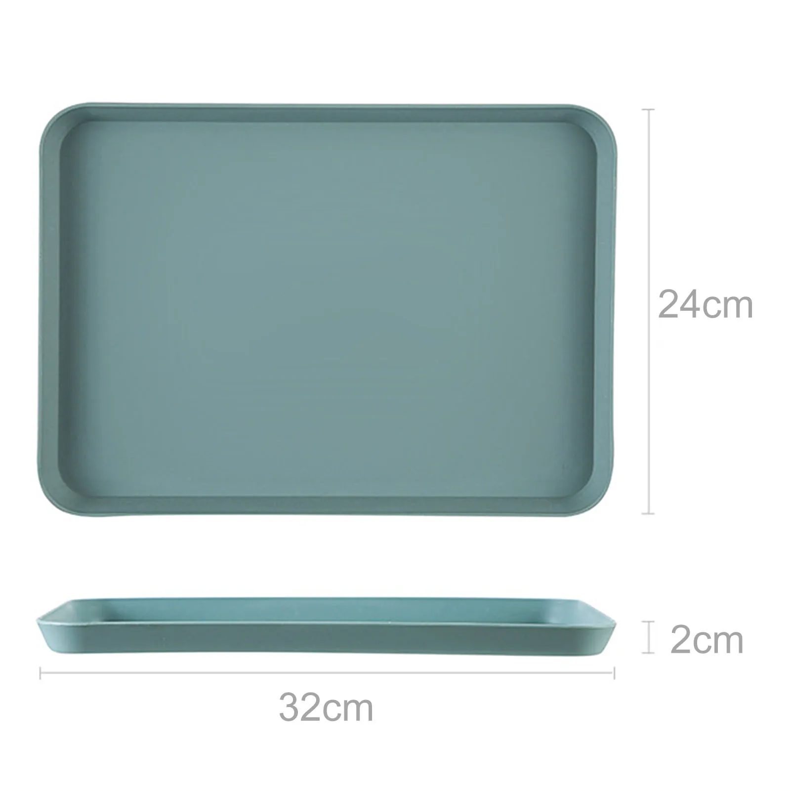 

Multi Nordic Creative Multi-function Rectangular Plastic Tray Storage Tray Kitchen Supplies Home Kitchen Fruit Dessert Tray