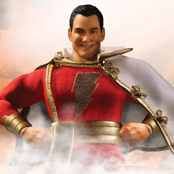 Новый стиль 6 дюймов Mezco commoner капитан Shazam Marvel Супермен ПВХ Фигурки Модель игрушки