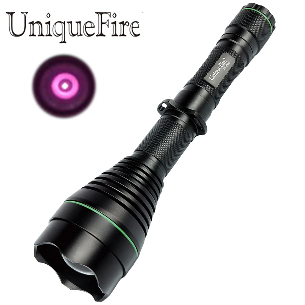 UniqueFire Portable Hunting Illumination 1508 T50 Zoomable Tactical Flashlight Torch With IR 940NM Led For Night Vision