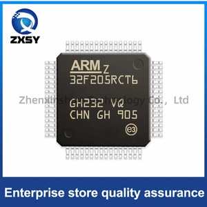 1pcs / lot genuine stm32f205rct6 lqfp-64 arm Cortex-M3 32-bit MCU