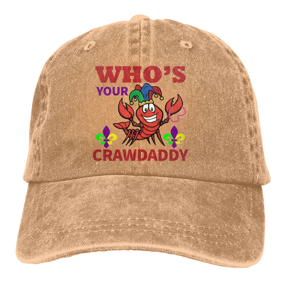 

Who's Your Crawdaddy mens woman's Retro Washed Cowboy hat Sun Caps