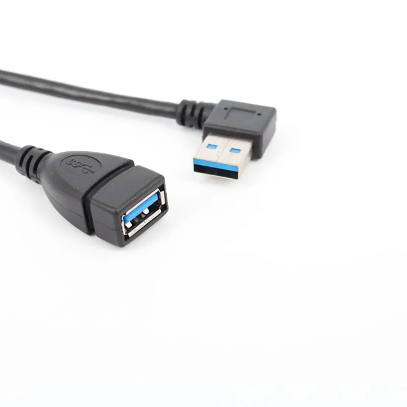 20 см USB 3,0 вправо/влево/вверх/вниз угол 90 градусов удлинитель адаптер «Папа-мама» шнур USB кабели