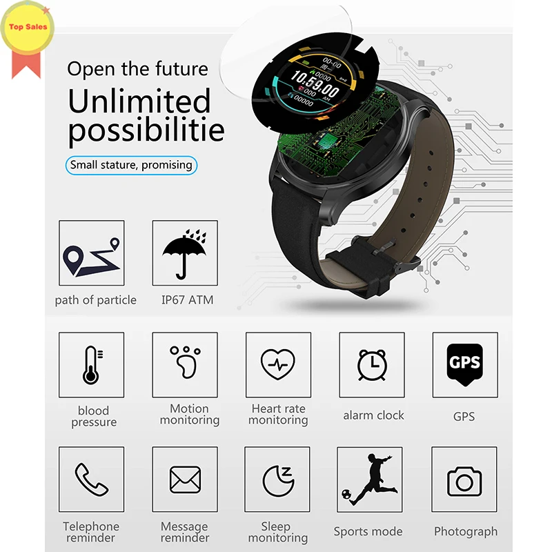 

2020 new smart watch Heart rate monitor blood pressure monitor watch IP67 Waterproof spo2 detection sport fitness smartwatch