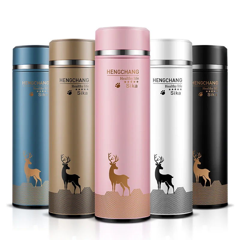 Вакуумные фляги из нержавеющей стали чашки бизнес прямые бутылки для воды 500 мл