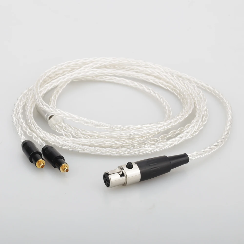 Audiocrast 8 ядер OCC посеребренные наушники Модернизированный кабель 5 контактов XLR Female