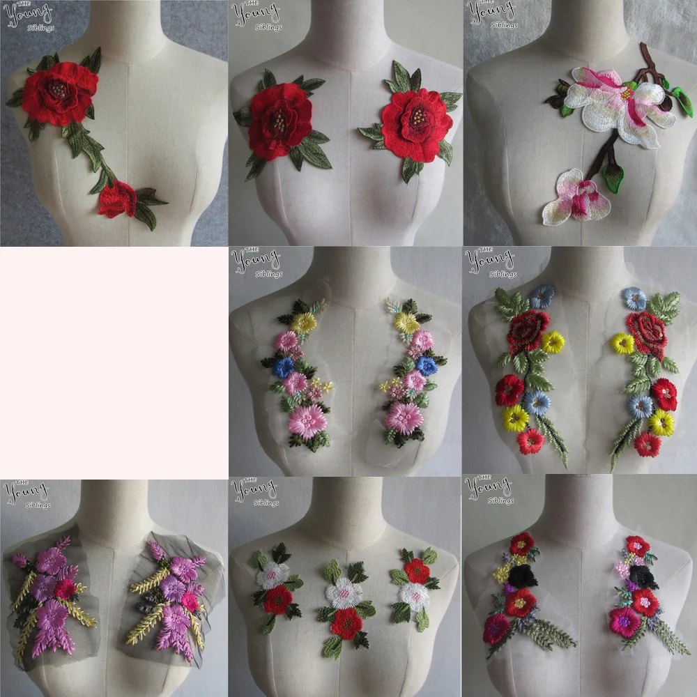 Модный стиль вышивка кружевной воротник Venise швейный вырез аппликация Ткань DIY