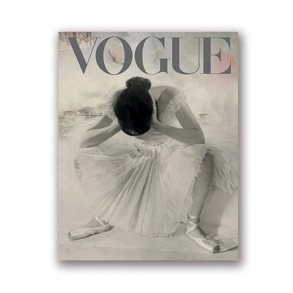 

Vogue Modern Fashion Wall Art Girl Room Decor Picture for Home Design Frameless Painting Female Canvas Painting for Interior