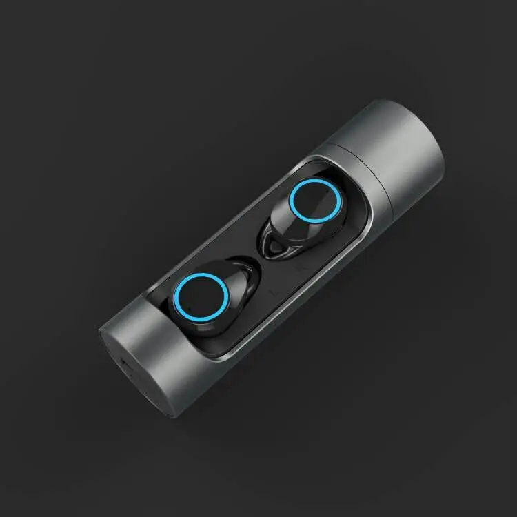 Bluetooth 5,0, беспроводные наушники с глубоким басом, водонепроницаемые наушники-вкладыши с зарядным устройством для Apple iPhone 7 8 X - Цвет: Silver