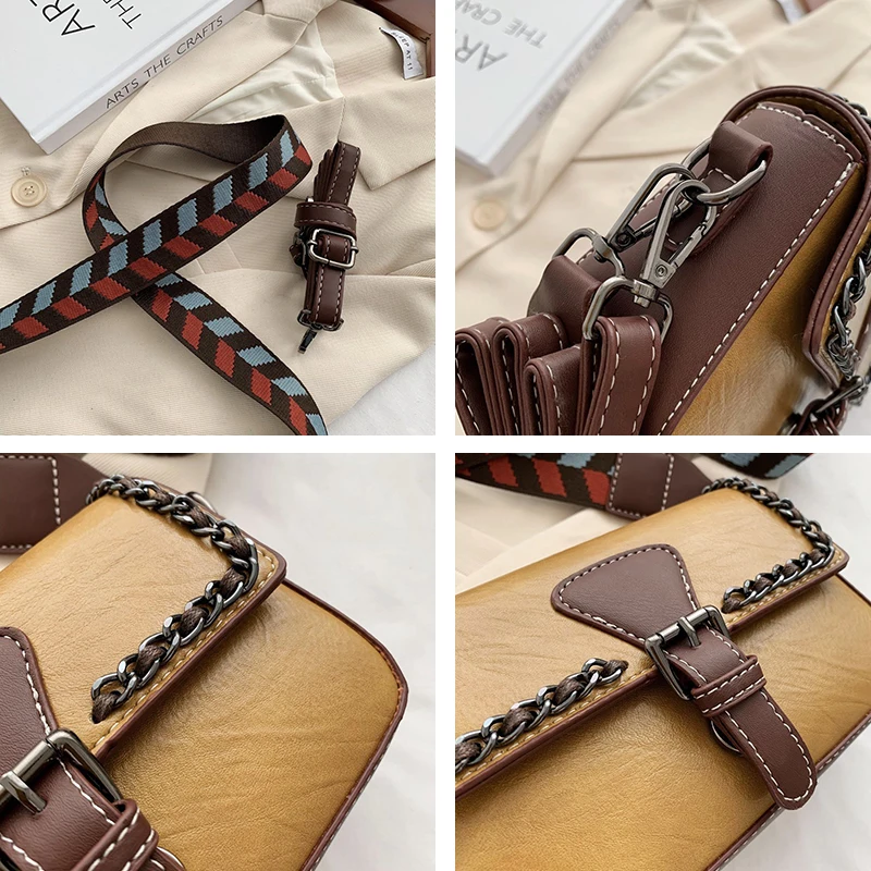 

Vintage Crossbody Bags For Women 2020 Luxury Handbags Designer Ladies Hand Shoulder Messenger Chain Bag Main Female Sling