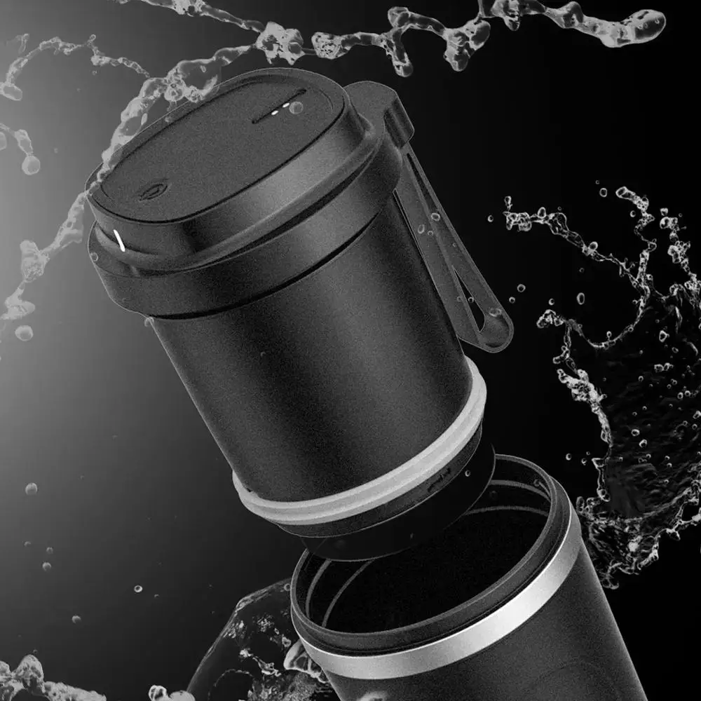 売る Youpinコーヒーマシン電気研削統合手カップコーヒーグラインダー304ステンレス鋼ミニ小型家電芽ポータブル