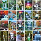 Evershine Алмазная вышивка водопад 5D DIY Алмазная мозаика пейзаж вышивка крестом наборы картина стразы декор для дома