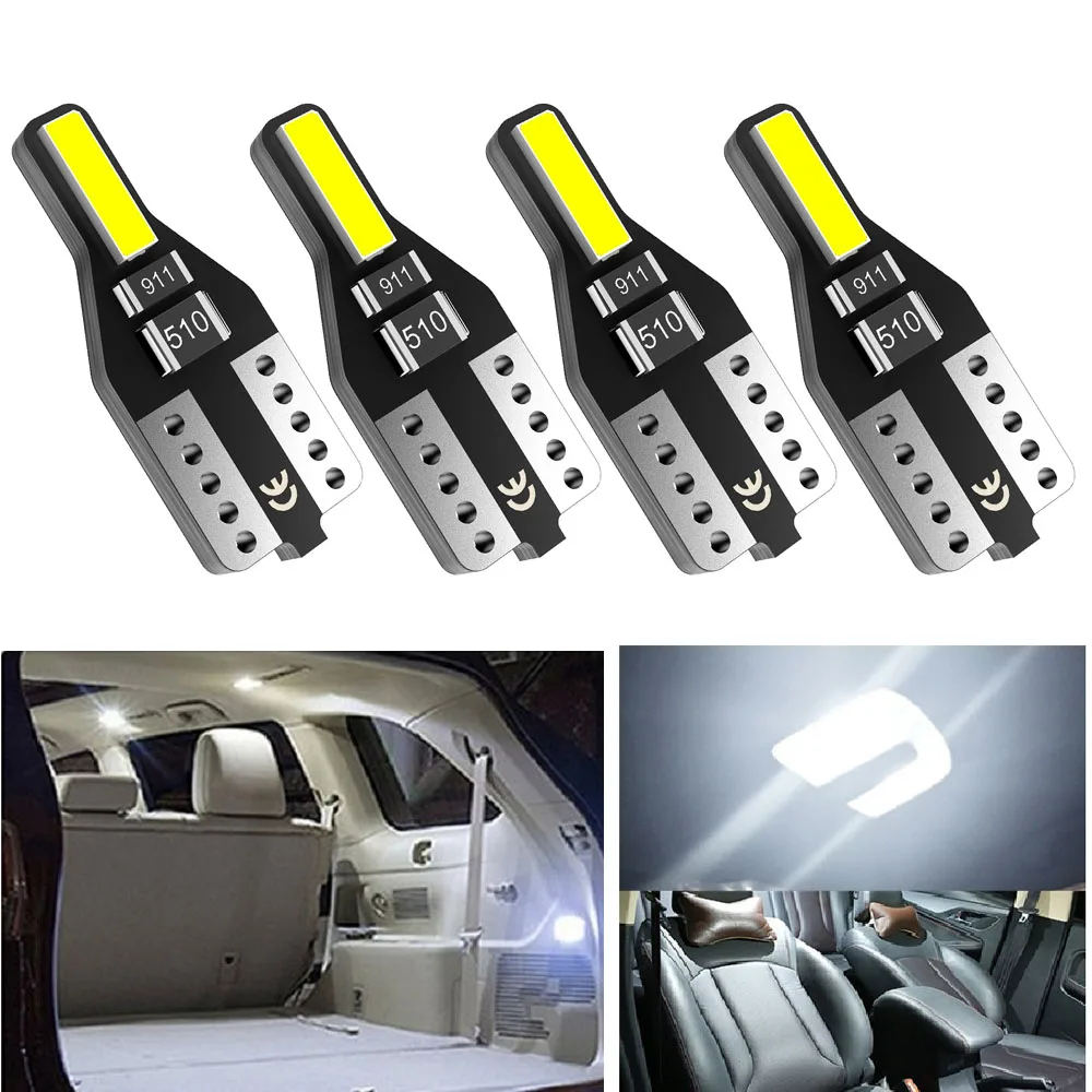 Светодиодный светильник для салона автомобиля 4x W5W T10 Ford Focus 2 3 MK2 Fiesta Toyota Corolla Avensis