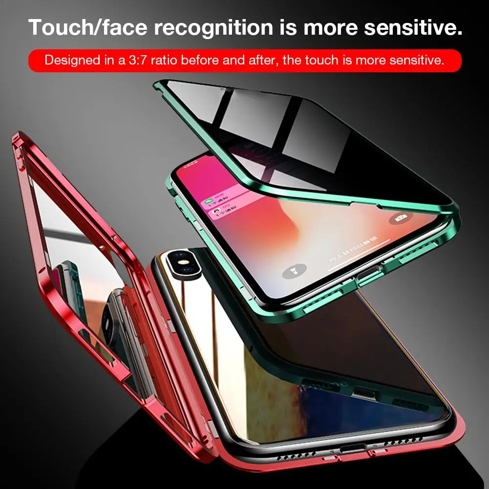 Магнитный чехол с защитой от вскрытия для Apple iPhone XS Max/ X/ XS/ XR защитный 7/8 Plus из