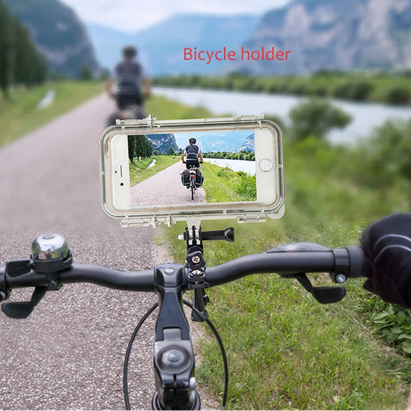 Дайвинг Водонепроницаемый чехол для телефона с Gopro Крепление Адаптер для iPhone 6 6s plus 5 противоударный чехол для телефона для gopro спортивные аксессуары