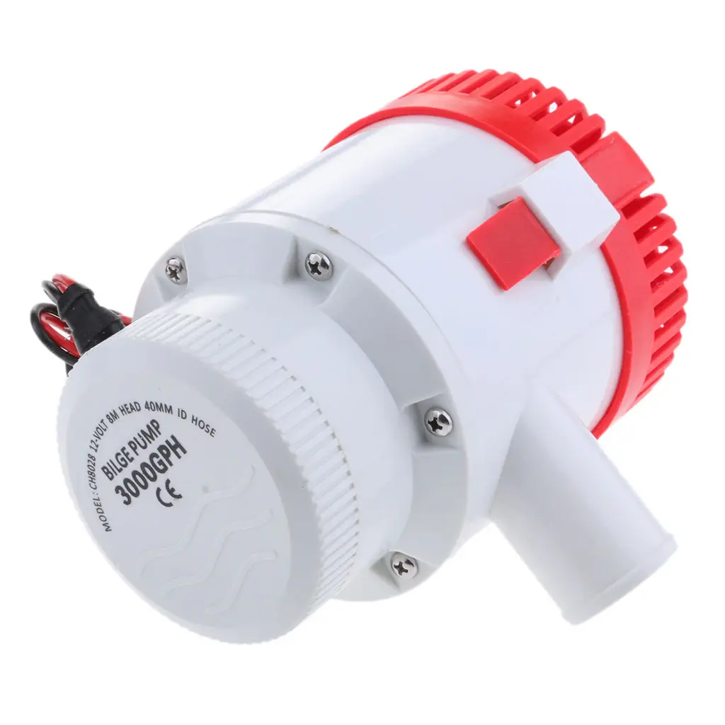 

3000 GPH 12v Boat Marine Plumbing Electric Bilge Pumps Heavy Duty Motor
