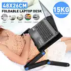 Настольная подставка для ноутбука, регулируемая складная подставка, эргономичный дизайн, на рабочий стол, для ультрабуканетбука или ноутбука с ковриком для мыши